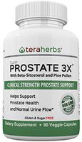 Tera Herbs Prostate Support & Prostate Supplement for the symptoms of an Enlarged Prostate, Frequent Urination, Urgency and Weak Stream (90 Capsules)