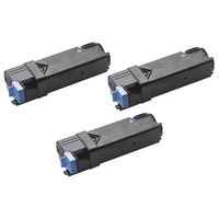 Amsahr T106C Dell T106C, 2130, 2133 Compatible Replacement Toner Cartridge with Three Black Cartridges