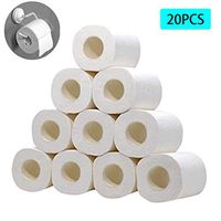 ROYAL WIND 20PCS Multifold Organic Bamboo Toilet Paper, No Chemicals, Hypoallergenic for Sensitive Skin, Zero Trees Waste, All Natural Eco Friendly Bath Tissue