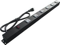 24" 6 Outlet Metal Power Strip