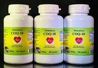CoQ-10 Q-10 coq10 CO Q10 co-Enzyme 400mg - Various Sizes. Made in USA (3 Bottles - 300 [3x100] Capsules)