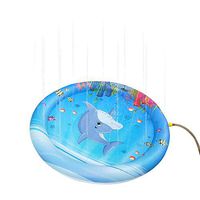 TbpersicwT Home bedroom carpet door mat, 100cm Marine Inflatable Baby Water Pad Outdoor Sprinkler Kids Infants Splash Mat