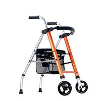Mobility Portable Rollator Walker Padded Seat Aluminum Rollator Walker Fold Up Lightweight Aid Disabled Walker Rollator for Children Adults