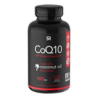 CoQ10 Enhanced with Organic Coconut Oil & Bioperine (Black Pepper) | Vegan Certified and Non-GMO Verified | 120 Veggie-gels, 3 Month Supply!