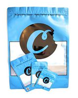 Cookies Mylar Bags Assorted Combo, Smell Proof, Child Proof, and Resealable (3.5 Gram, 7 Gram, 28 Gram, and 1 Pound)
