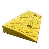 Stairs Uphill Pad，Portable Threshold Ramps，Supermarket Mall Hotel Hospital Entrance Service Ramp Bicycle Wheelchair Ramp Height: 7-13.5cm (Size: 50 27 13.5cm) (Color : Yellow, Size : 50279CM)