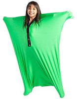 malu Premium Spandex Sensory Body Sock – Sensory Tool for Calming Deep Pressure Stimulation for Children with Sensory Processing Disorders, Autism, and ADHD - Large Green - 56" x 28"