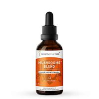 Secrets Of The Tribe - Mushrooms Blend, Immune Support Formula, Herbal Supplement Blend Drops Alcohol-Free Liquid Extract (2 fl oz)