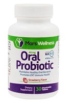Oral Probiotic Supplement with BLIS K12 4 Billion CFU - Doctor Formulated 30 Day Supply Bottle for Bad Breath, Strep, Cavities, Gum and Oral and Dental Health - Sugar Free - USA Made - 24 Pack