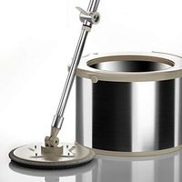 Flat Hand-free Washing Rotary Mop Lazy Round Flatbed Trailer Home Wood Floor Tile Floor Automatic Scraping