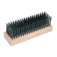 HUB City Industries 51 Wire Brushes, 8" Wood, Block, 1" Trim, 6" x 19" Bristles