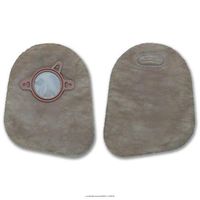 New Image Closed Mini Pouch with Filter-Color Code: Red Flange: 2 1/4" Length: 7" Color: Transparent Style: Closed Mini - UOM = Box of 60