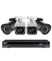 Lorex 8 channel NR9082 4K home security system with 2 8MP 4K LNB8111B Bullet Cameras and 2 4MP 2K LNB4421B Bullet Cameras