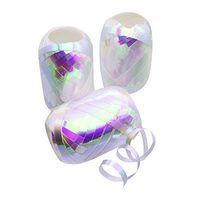 Forum Novelties Curling Ribbon Eggs Iridescent White 98030IRW