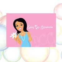 I'm so Grateful (Estoy tan agradecida) Thank You Gratitude Spanish Note Card Stationery Set