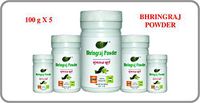 Herbo Natural AyurVedic Bhringraj Powder -100 g /3.52 oz for Therapeutic use (Pack of 5)