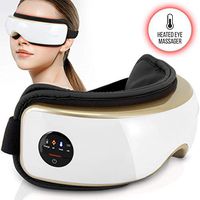 Heated Therapy Electric Eye Massager - Wireless Temple and Eye Massager Tool with Air Pressure and Vibration for Migraine, Built-in Battery, Headache and Stress Relief Equipment - SereneLife SLEYMSG55