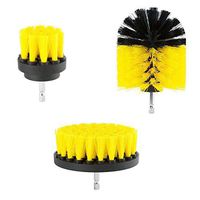 3 Piece Scrub Brush Drill Attachment Kit - All Purpose Power Scrubber Brush Cleaner for Shower, Tile, Floor, Tub, Bathroom Surface, Corners, Kitchen and Grout
