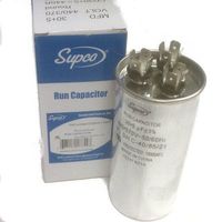 SUPCO CD30+5X440R Dual Motor Run Capacitor, Round, 30 + 5 Mfd x 440V, 2.00" Diameter, 3.75" Height
