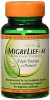 MigreLief+M Menstrual Formula Triple Therapy with Puracol Caplets 60 Caplets (Pack of 3)