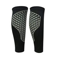 Calf Leg Compression Sleeve Socks Basketball Sports Shoes, Calves, Men And Women, Outdoor Professional Riding, Running Football, Badminton, Compression, Knee Pads, Protective Gear. ( Color : Black )