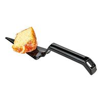 Cater Tek Black Plastic Cake Server - Recyclable - 10" x 2" x 1" - 100 count box - Restaurantware