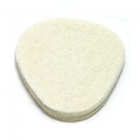 100 Pack, Felt Metatarsal Cushions, 1/4" Adhesive Felt Ball of Foot Pad from Atlas Biomechanics