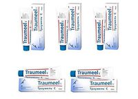 Traumeel Pain Relief Homeopathic Ointment - 3.53 Oz, 5 Pack
