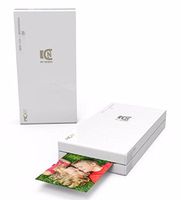 Pickit M2 Portable Real Photo Printer - Wi-Fi and NFC Compatible with iOS and Android Devices (White) - 20 Cartridge Included