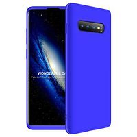 Compatible with Case Samsung Galaxy S10/Galaxy S10 Plus, Premium Hybrid Bumper 3 in 1 Hard Shockproof Protection [Slim & Thin] Hard Case for Galaxy S10e (Blue, Samsung Galaxy S10e)