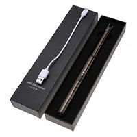 Zerodis Electronic Lighter Portable USB Rechargeable Electric Arc Flameless Cigarette Lighter Safety Fire Starter with USB Cable for Home Kitchen BBQ Camping Stove(Black)