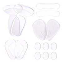 HEALLILY 1 Set Back Heel Pads High Heel Grip Liners for High Heels Blisters