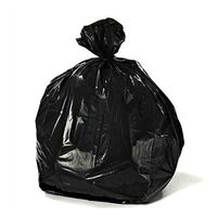 Plasticplace Black Garbage Bags 33x39 33 Gallon 100/Case 1.7 Mil