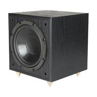 Pinnacle Speakers Baby Boomer Dual (2) 8-Inch 600 Watt Powered Side Firing Subwoofer (Black) (Discontinued by Manufacturer)
