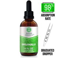 Garden Organics - Sarsaparilla Alcohol Extract, Organic Sarsaparilla (Hemidesmus indicus) Dried Root (4 Fl Oz)