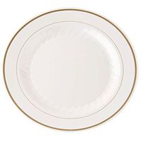 Masterpiece Premiere Plate 6 in Ivory W/Gld Rim