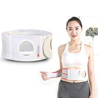 GHzzY Elastic Ostomy Belt for Waist Abdominal with Breathable Stoma Opening - for Fixed Ostomy Bag & Prevent Parastomal Hernia,9cm,XL