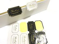 VEEPPO Decorative Sealing Label Bakery Party Adhesive Stickers (Thank You #1)