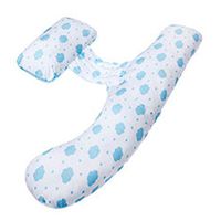 XMGJV U-Shaped Pillow- U-Shaped Pillow Multi-Function Pillow Pregnant Women Pillow Pillow, Comfortable Waist Side Sleeping Pillow Sleeping mat, Living Room, Bedroom, Office Multi-Functional Support