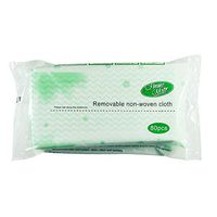 BABRIC Disposable Eco Friendly Reusable Cleaning Cloths, Reusable Paper Towel Cloth with 80 Sheets, All Purpose Clothe, Biodegradable 【Green】