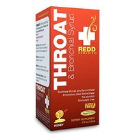 Redd Remedies - Throat & Bronchial Syrup, Helps Soothe a Cough and Irritated Throat, Honey, 4 oz (24 Doses)