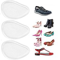 Ball of Foot Cushions for Men Women High Heels Flats 3 Sets (6) - Soft Gel Insole Metatarsal Pads Shoe Inserts - Extra Comfort Forefoot Cushioning, Foot Pain is Gone! Happy Feet! (3)