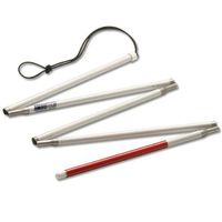 Ambutech Alum 5-Section Folding ID Cane- 48-in.