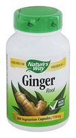 Natures Way Ginger Root,Vegetarian Capsules