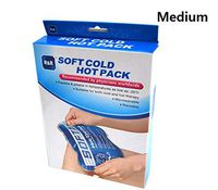 Soft Portable Reusable Microwavable Hot and Cold Ice Gel Pack Pad (Medium)