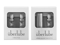 Überlube Silver Good-to-Go Traveller Set - One Silver Case with One 15ml Refill + Two 15ml Refills