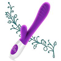 Massager 10x Powerful Extreme Power Multi-Speed Cordless USB Rechargeable Waterproof Handheld Body (Purple)