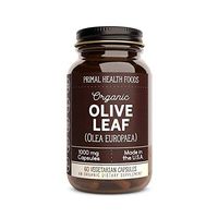 Primal Health Foods | Organic Olive Leaf Capsules (Olea Europaea) | 1,000 mg Vegetarian Capsules