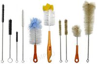Ram-Pro 10Pc Cleaning Brush Set Ultimate Kit, Baby Bottle & Tube Brushes. All Shapes & Sizes, Large, Small, Sponge, Soft, Stiff, Nylon, Natural, Synthetic Bristles.