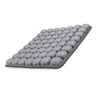 GRECUTE Air Inflatable Seat Cushion for Office, Study, Driving, Gaming,Wheelchair —(18’’x16’’) 3D Stereo Airbag Adjustable Seat Cover Air Cushion for Hip Stress Relief（Grey）